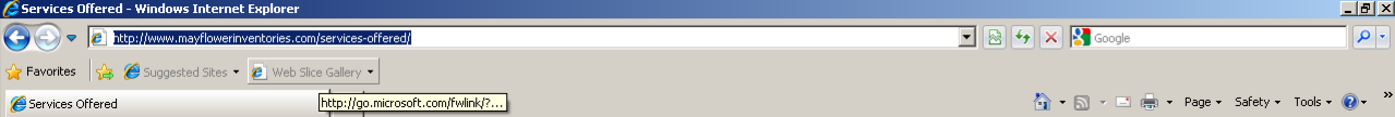 Address bar
