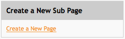 Create a New Sub Page