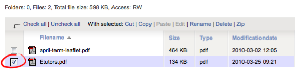 File manager